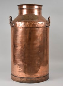 Copper Milk Can Argentina 1919