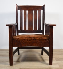 Stickley Bros. Arts & Crafts Armchair