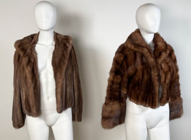 2 Vintage Mink Jackets
