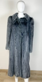 Ben Thylan Blue Mink Coat