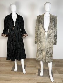 2 Vintage Lamb Coats Swakara & Revillon