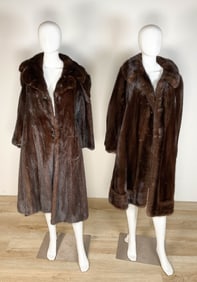 2 Vintage Mink Coats