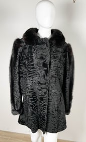 Vintage Yves Saint Laurent Fur Coat