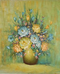 Don Green Oil on Canvas Still Life