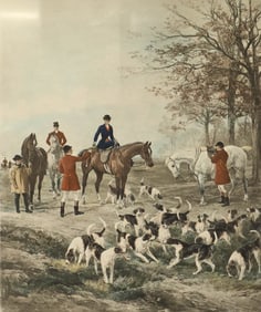 After Heywood Hardy Engraving Presenting the Brush