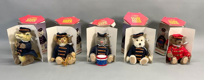 5 Piece Steiff Golden Age of the Circus Band Set