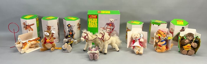 7 Piece Steiff Golden Age of the Circus Animals