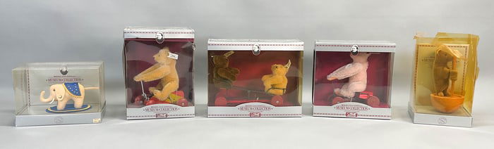 5 Steiff Museum Collection Bears & Elephant
