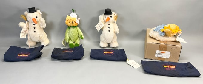 4 Steiff 4 Seasons Winter, Spring & Summer