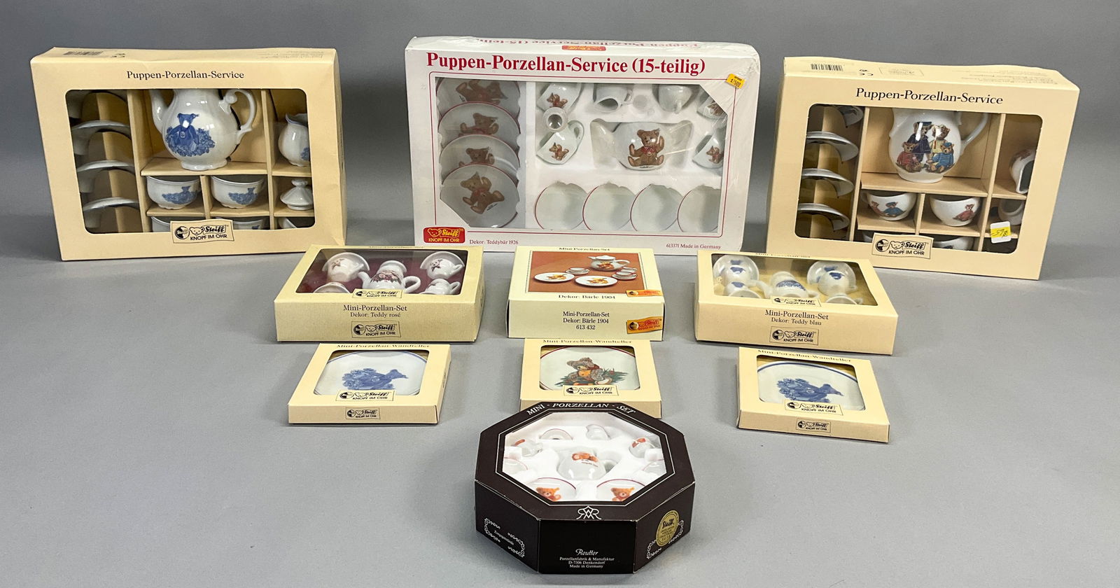 10 Steiff Porcelain Sets (1 of 13)