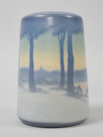 Rookwood Sallie Coyne Vellum Scenic Pottery Vase