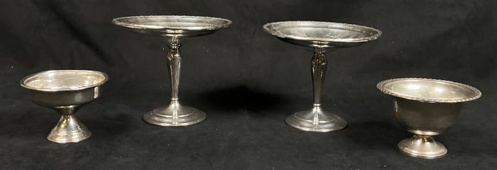 4 Pieces Weighted Sterling Simpson, Newburyport