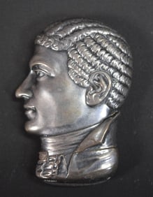 Howard Figural Sterling Match Safe John Jay