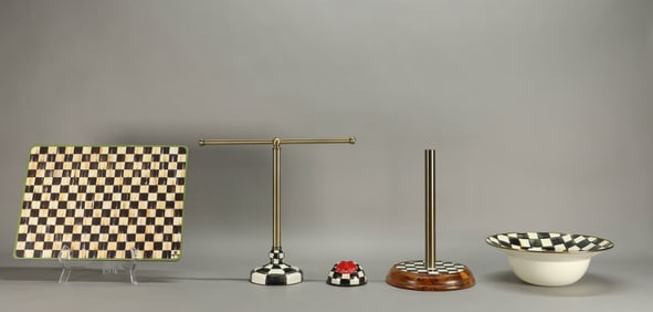 8 Pieces MacKenzie-Childs Courtly Check