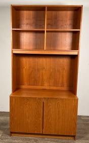 Danish Modern Bookcase Cabinet