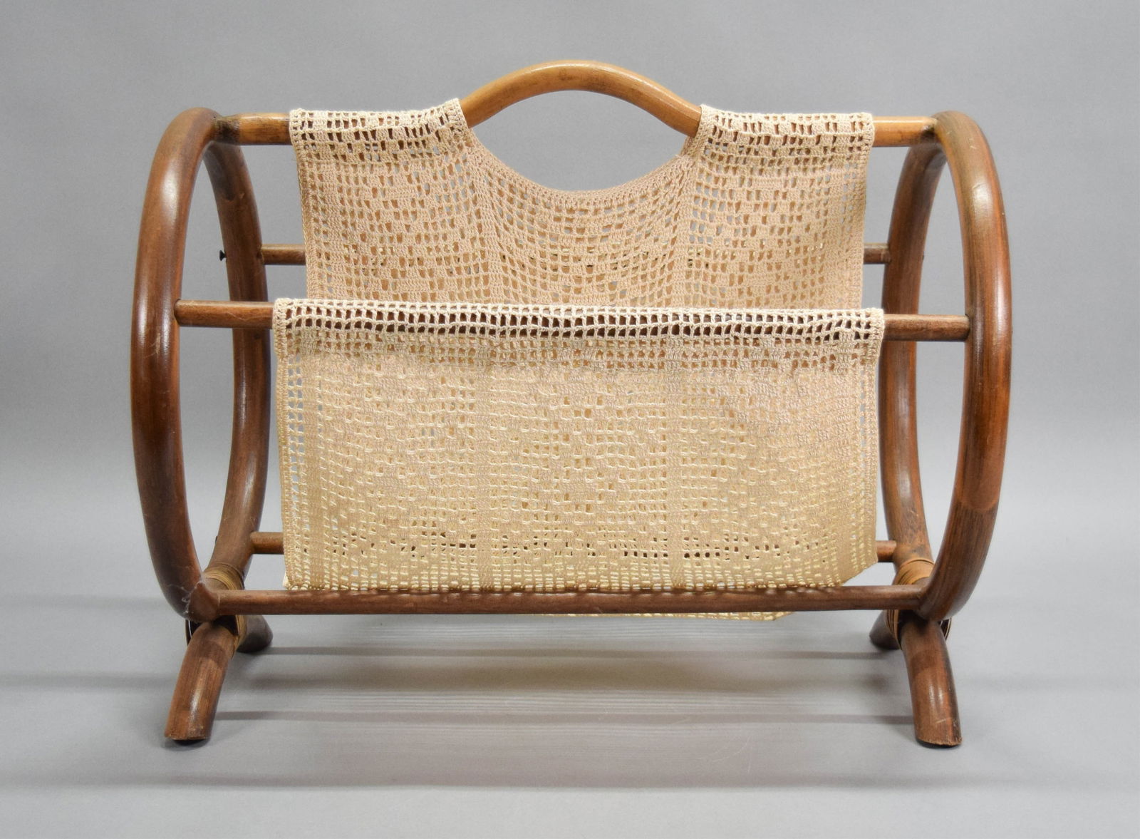 Modern Bamboo & Rattan Magazine Rack (1 of 10)