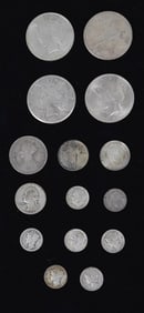 15 Silver Coins