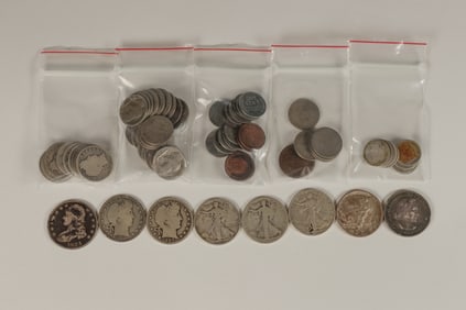 Early American Silver Coins And Others