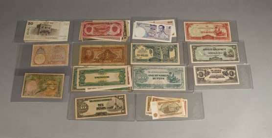 37 Asian And African Bank Notes