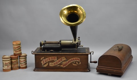 Edison Home Phonograph Cylinder Player