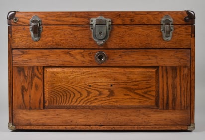 Oak Machinist's Tool Chest Union Steel Chest Co.