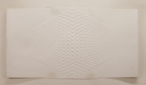 Enrico Castellani Embossing on Paper