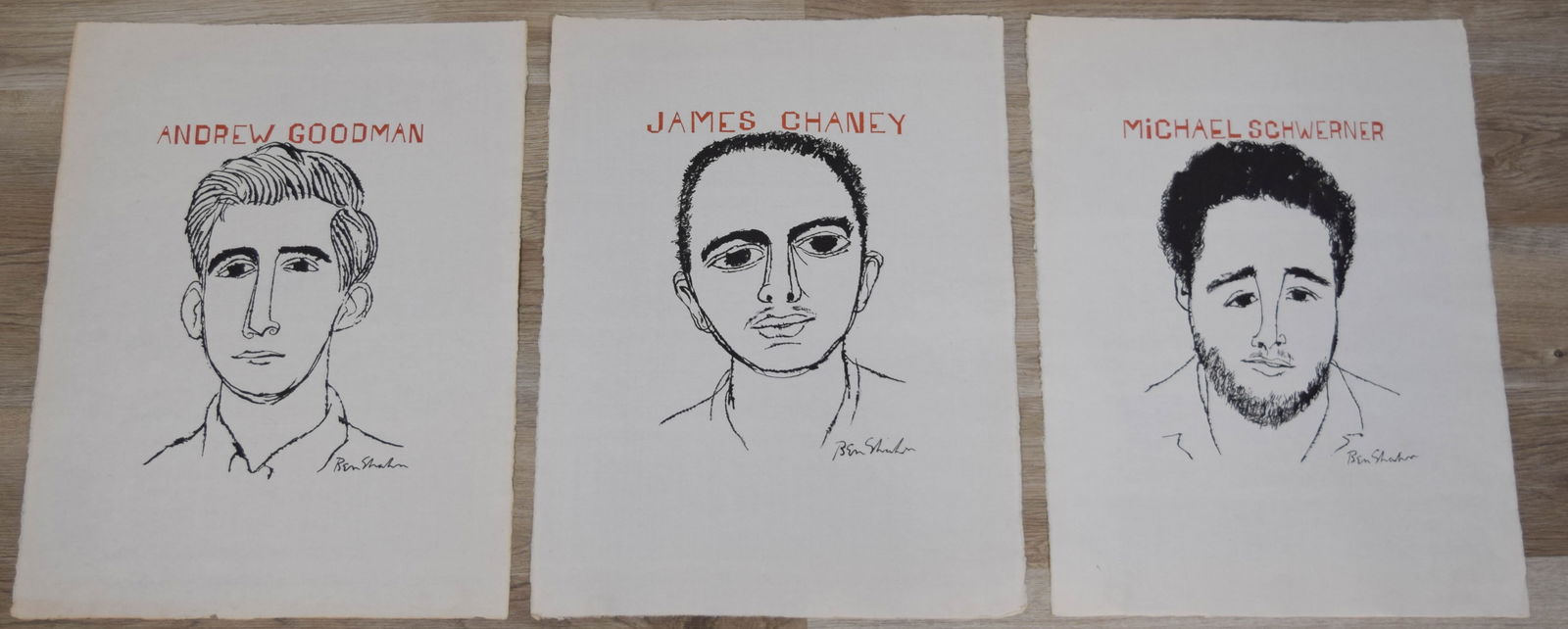 Ben Shahn Human Relations 3 Lithographs (1 of 11)