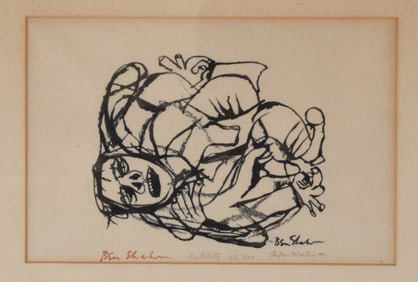Ben Shahn Woodblock Futility