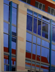 Martin Graifer Acrylic on Canvas Building