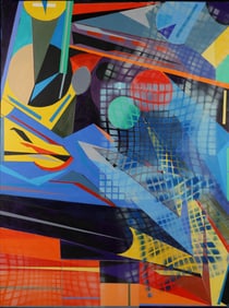 Martin Graifer Acrylic on Canvas Abstract