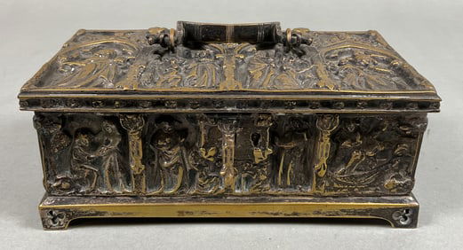 Gilt Bronze Humidor In the Style of Erhard & Sohne