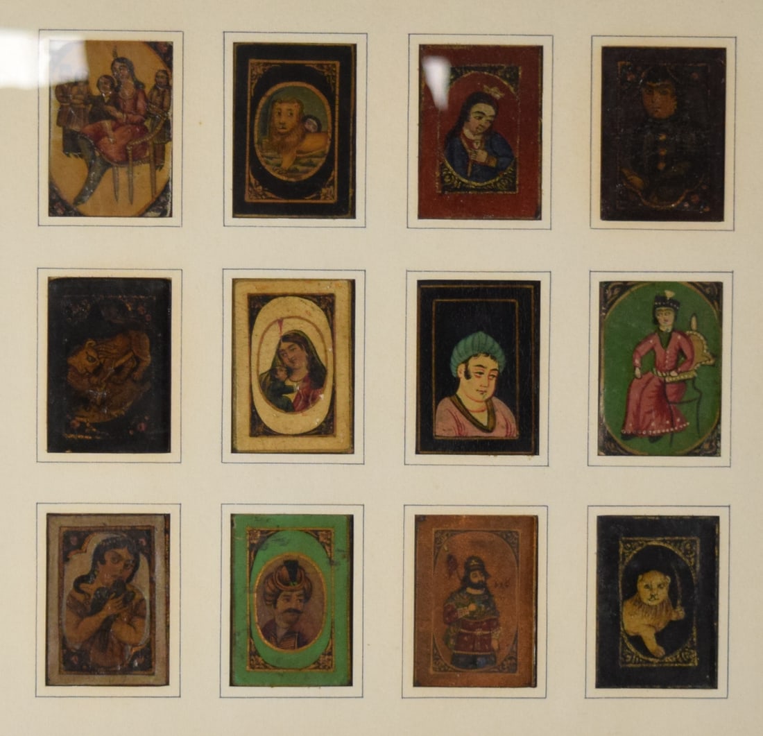 Set 12 Persian Qajar As Nas Playing Cards (1 of 8)