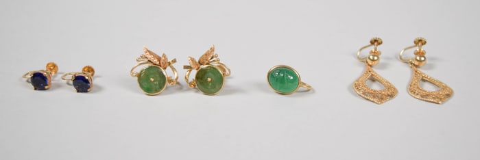 Lot of 14k Gold Earrings