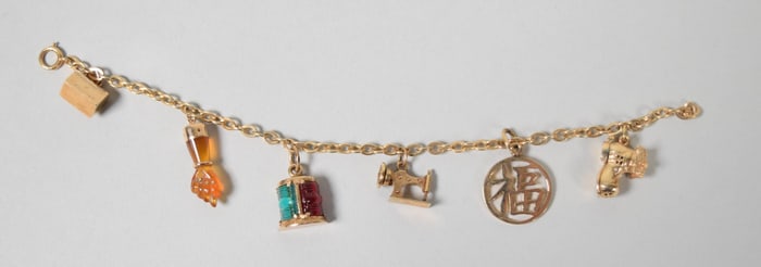 14k Gold Charm Bracelet
