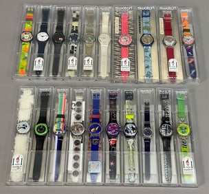 20 Vintage Swatch Watches Gent, Automatic