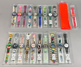 20 Vintage Swatch Watches Gent, Scuba
