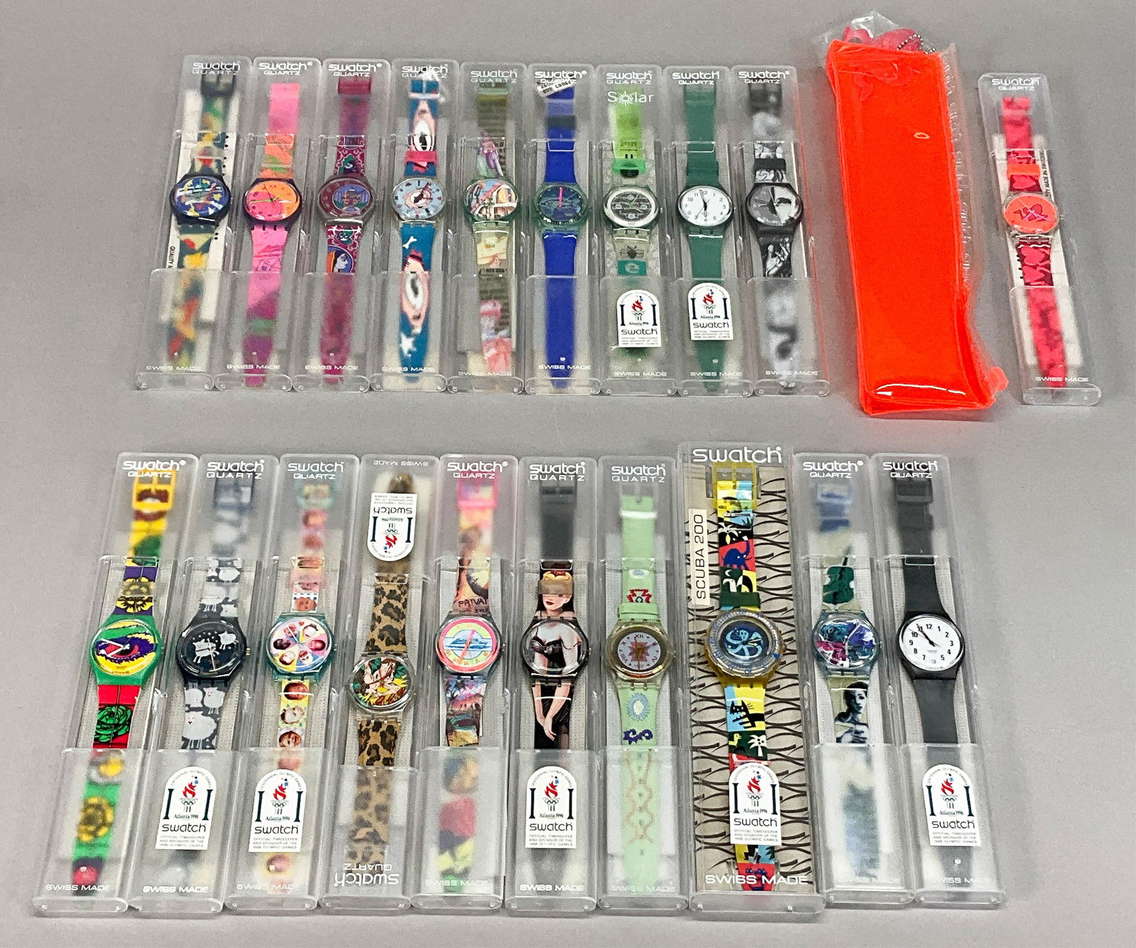 20 Vintage Swatch Watches Gent, Scuba (1 of 11)