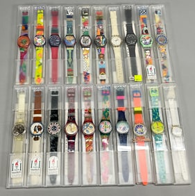 20 Vintage Swatch Watches Gents