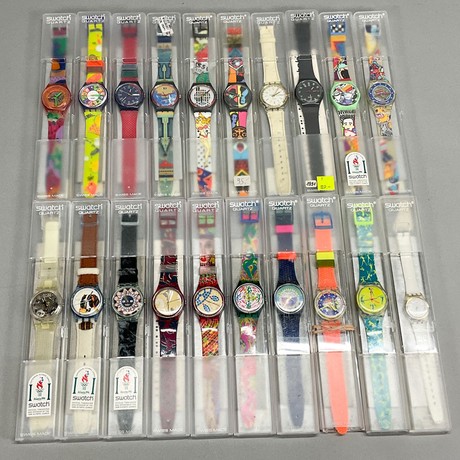 20 Vintage Swatch Watches Gents (1 of 8)