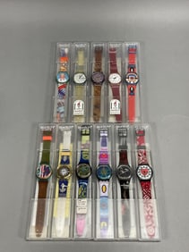 11 Vintage Swatch Watches Gent