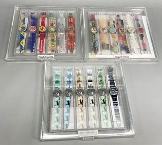 18 Vintage Swatch Watches Artist, World Tour