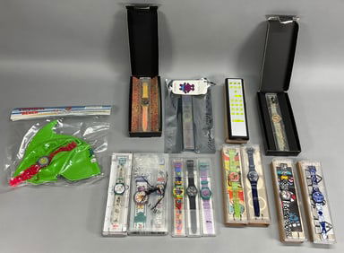 14 Watches Swatch & Gini O. Graphics Haring, Marco