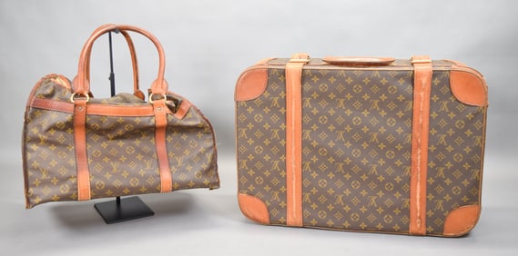 2 Pieces Vintage Louis Vuitton Luggage