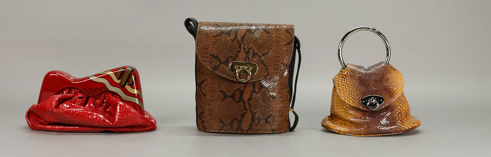 3 Snakeskin Purses (1 of 13)