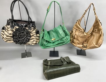 4 Vintage Leather Purses Juicy Couture Fiore