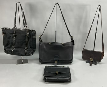 4 Coach Purses, Handbag, Briefcase