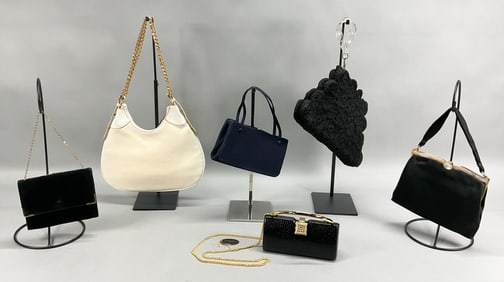 6 Vintage Purses and Handbags