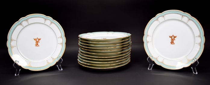 13 Pillivuyt French Porcelain Plates