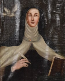 Oil on Canvas Teresa de Avila
