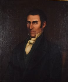 Oil on Canvas Portrait of a Gentleman